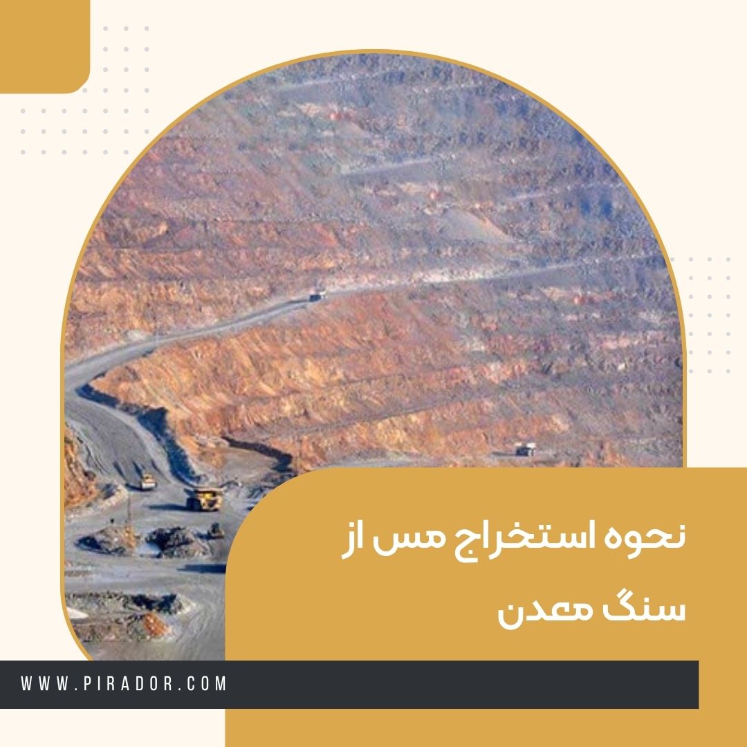 مرحله نحوه استخراج مس از سنگ معدن (1)خردایش سنگ معدن مس در کارخانه فرآوری